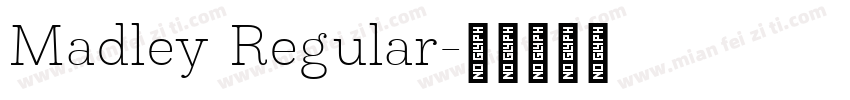 Madley Regular字体转换
